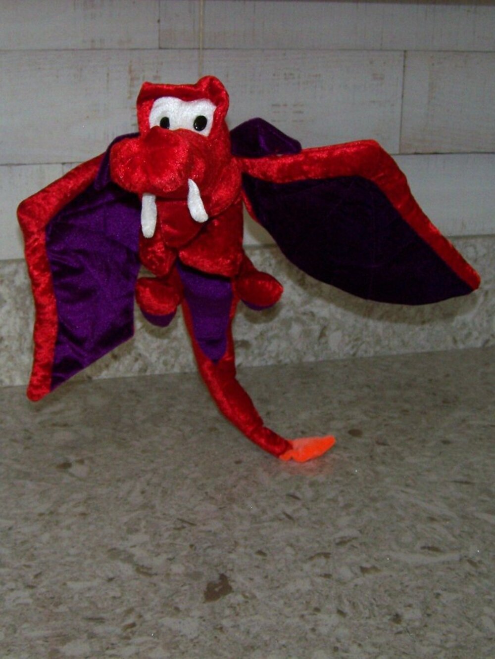 Dragon Classic Toy Large Plush Red Purple Velvet